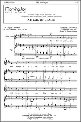 A Hymn of Praise